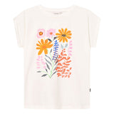 DEDICATED Visby summer flowers t-shirt off-white women