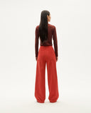 THINKING MU Manolita corduroy pants goji women