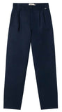 THINKING MU Hemp Rina pants navy women