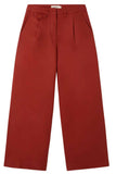 THINKING MU Pat pants orange red women