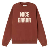 THINKING MU Nice error sweatshirt coffee women