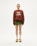 THINKING MU Nice error sweatshirt coffee women