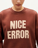 THINKING MU Nice error sweatshirt coffee women