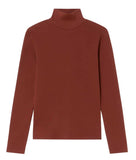 THINKING MU Aine rib longsleeve brown women