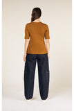 PEOPLE TREE Judith Knitted top hazelnut C302UG.BN1