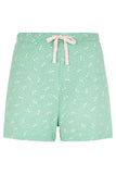 PEOPLE TREE Dragonfly pyjama shorts C414UG green