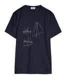 ARMEDANGELS Jaames Tech Boat T-shirt night sky