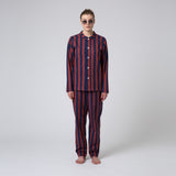 NUFFERTON Uno Stripe pyjama Blue & Red