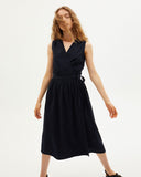 THINKING MU Amapola dress dark seersucker Women