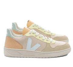 VEJA V-10 Suede Sable Menthol Multico Women – Supergoods Fair Fashion